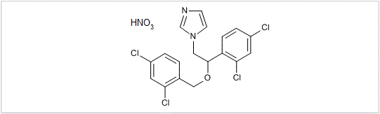 Miconazole nitrate, fungicid, imidazole, heterocyclic compound